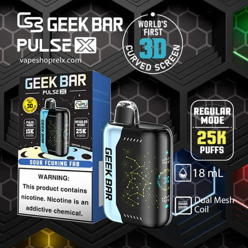 欧美爆款 史上最強一次性電子煙？Geek Bar  25000開箱實測！